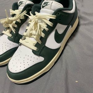 Nike Dunk Low Top Vintage Green & White